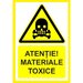 Placuta atentie materiale toxice